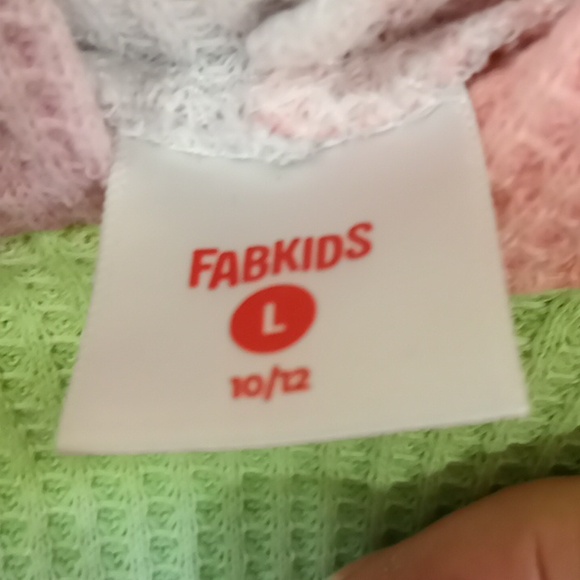 FABKIDS Rainbow Long Sleeve Hoodie - Picture 2 of 4